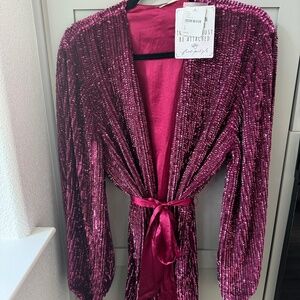 Pink Sequin Dress - New W/ Tags